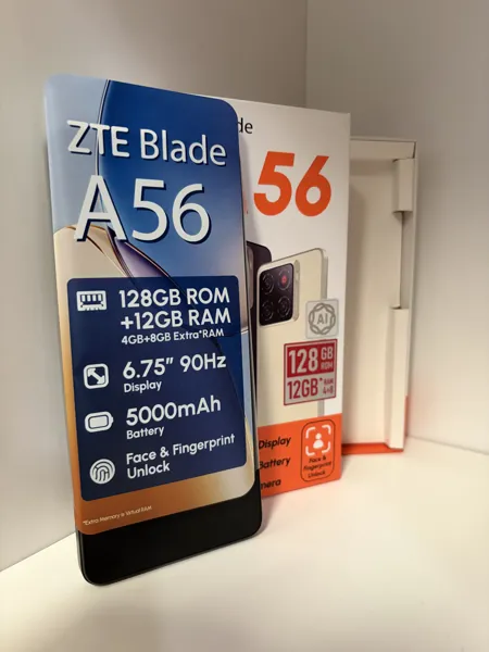 +M: ZTE Blade A56 4G 128GB (Celestial Black) smartphone (R 2026-0193)