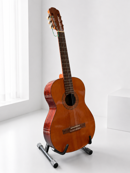 Santana (model 602N) akustisk guitar m. travelbag