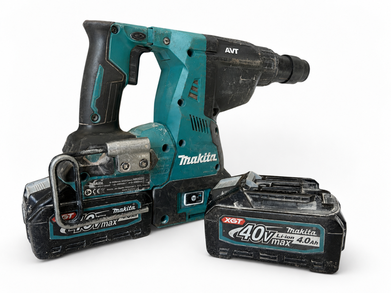 +M: Makita XGT SDS Plus (HR002G) akku bore- og mejselhammer m. 2 stk. 40V Max batterier