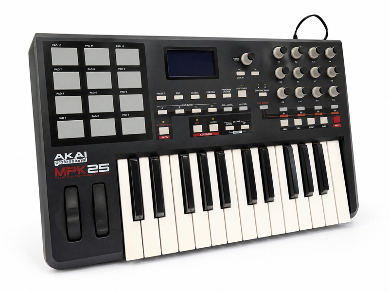 AKAI Professionel MPK25 Midi / USB controller/performance keyboard