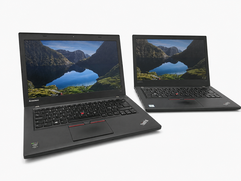 Lenovo Thinkpad T450  laptop m. Windows 10 Pro samt Lenovo Thinkpad T470  laptop m. Windows 10 Home