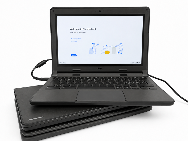 3 Dell Chromebook 11 (P22T/P26T) laptops