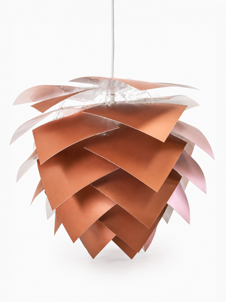 Illumin (kobber) by Dyberg Larsen pendel (50cm), designet af Frank Kerdil