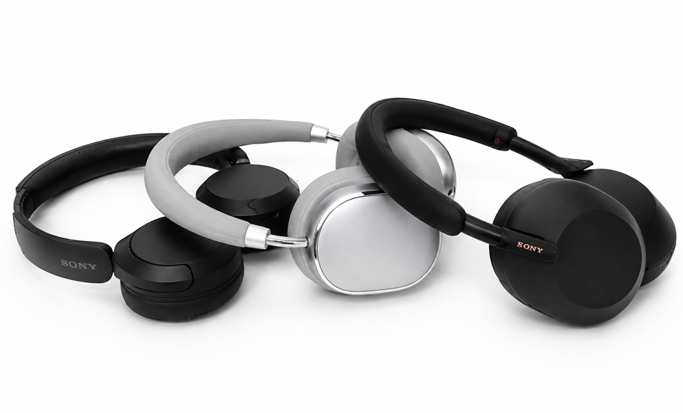 +M: Sony WH-1000XM5 Bluetooth Over-Ear hovedtelefoner m. ANC, Sony WH-CH520 Bluetooth On-Ear hovedtelefoner samt Redragon H620 VibeCore 700NC Over-Ear Bluetooth hovedtelefoner (B 158, 192, 213/26)