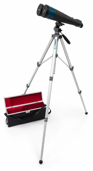 Vixen 20X80 B Type kikkert til astronomi (stor åbning), transportkasse samt Velborn 3-fod